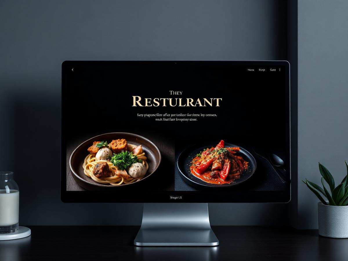 Conceito de website para Restauração — Casa do Lume